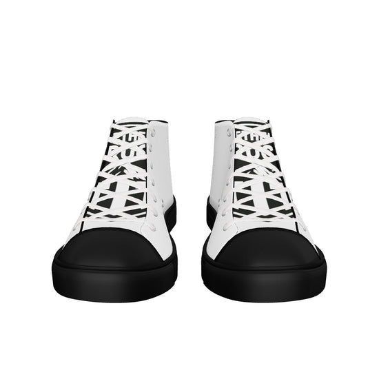 Baskets hautes en toile homme